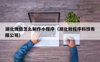 曹县湖北微信怎么制作小程序（湖北微程序科技有限公司）